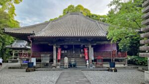 室戸岬の山頂付近に位置する第24番札所・最御崎寺の風景
